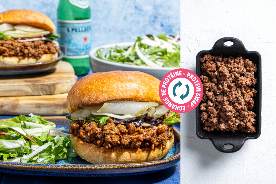 Échange de protéine | Sloppy Joe au bœuf et aux épices au whisky
