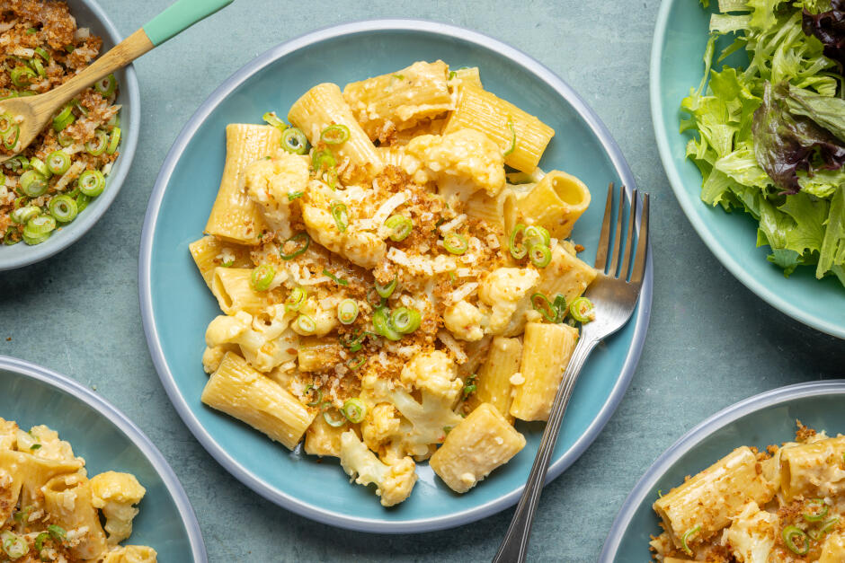 Creamy Cauliflower Rigatoni