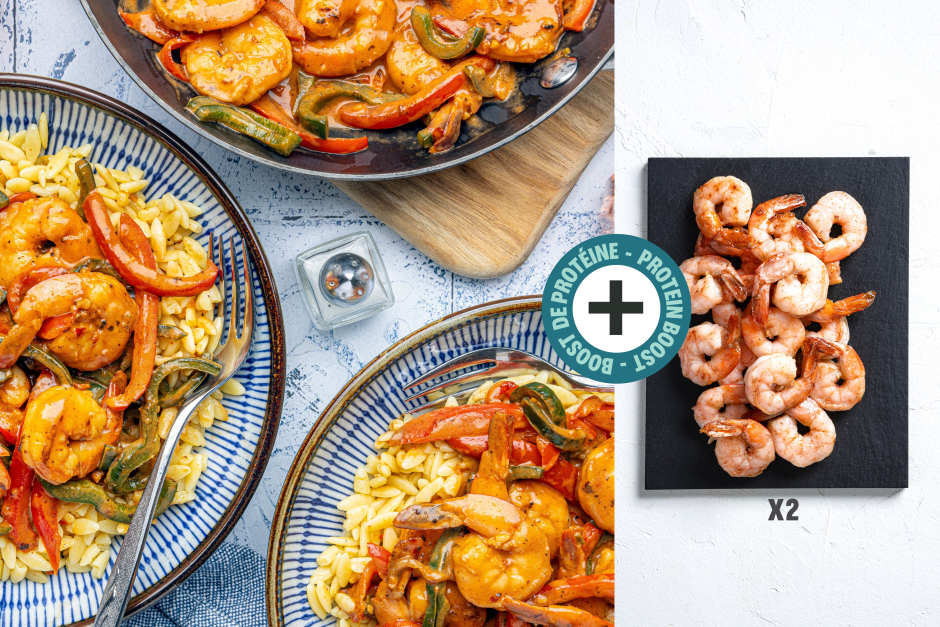 Protein Boost | Sumptuous Southern-Style Double Shrimp & Peppers