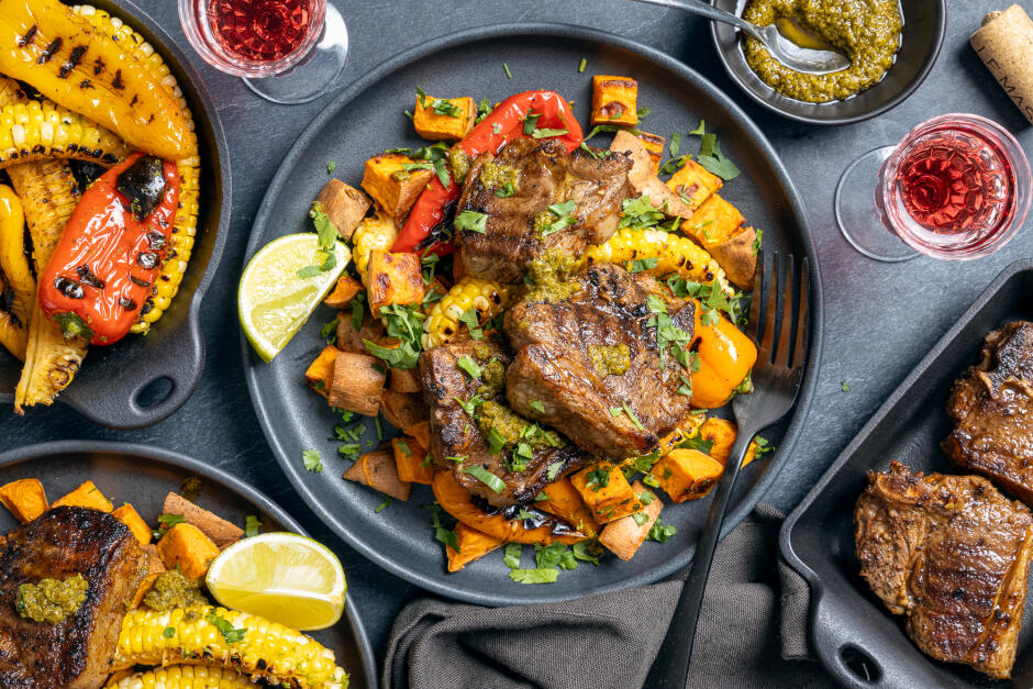 Argentinian-Style Grass-Fed Lamb Chops