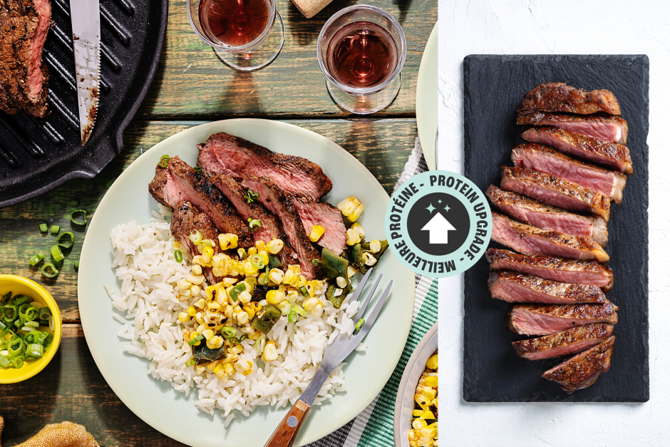 Surclassement de protéine | Carne asada au bifteck de contre-filet AAA BBQ