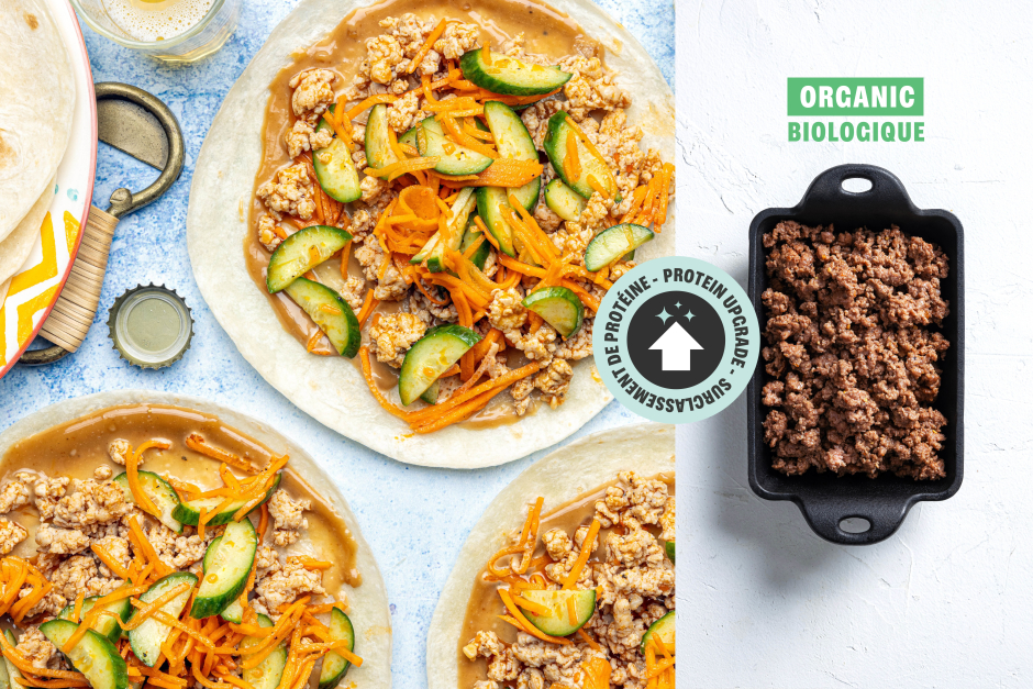 Protein Upgrade | ORGANIC Ground Beef Bánh Mì Tacos