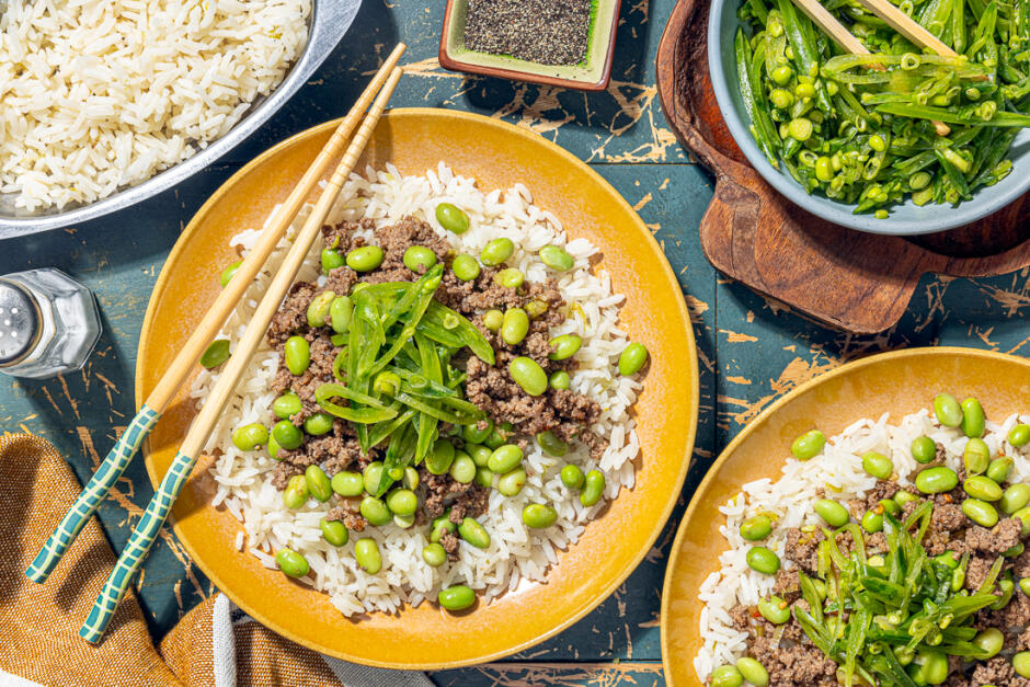 Saucy Beef Stir-Fry Bowls
