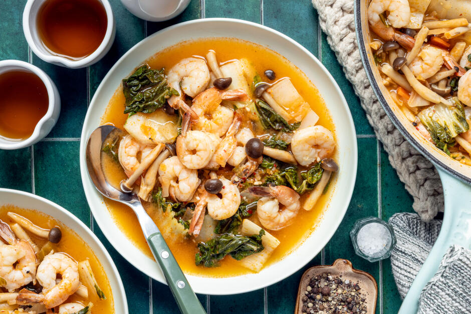 Protein Swap | One-Pot Salmon & Kimchi Jjigae