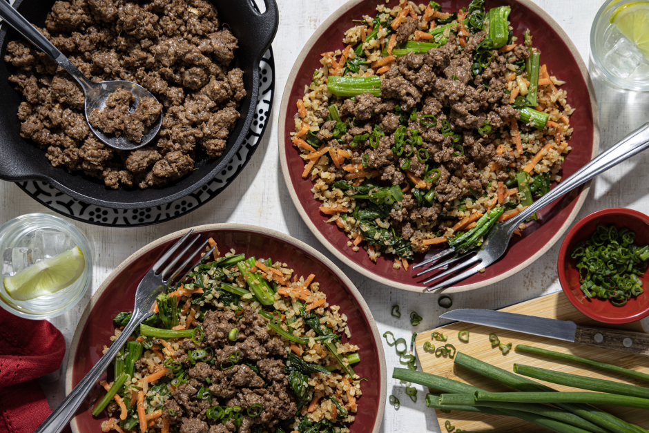Keto: Saucy Ginger Ground Beef