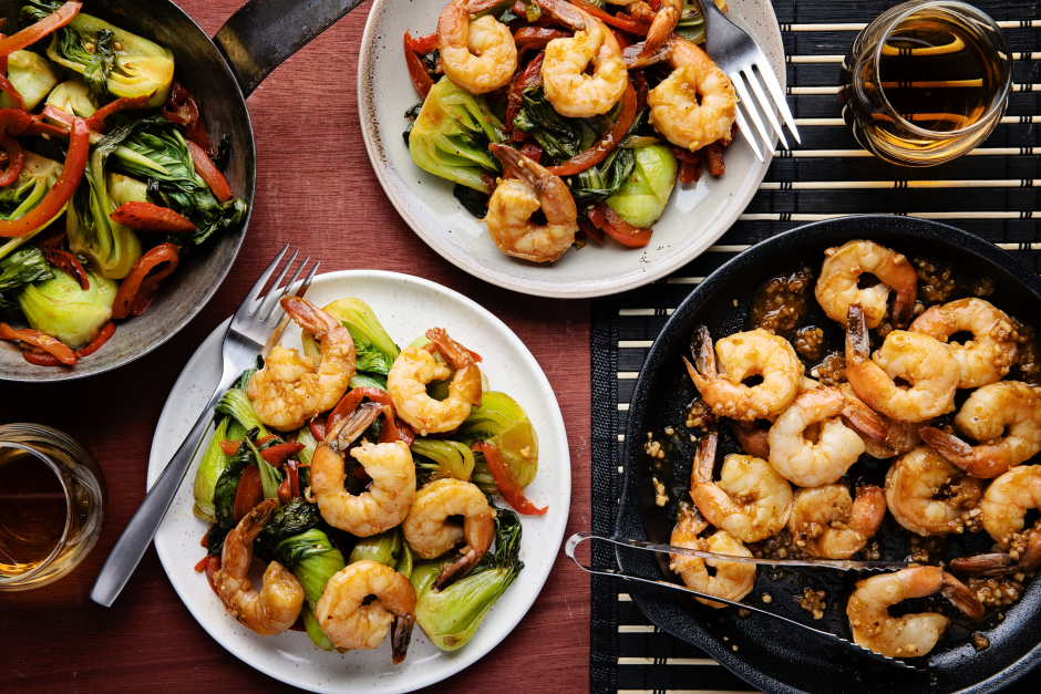 Keto: Speedy Snappy Ginger-Sesame Shrimp
