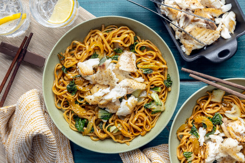 Quick Tilapia Chow Mein