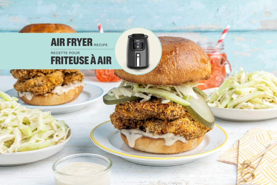 Burgers de cuisses de poulet croustillants