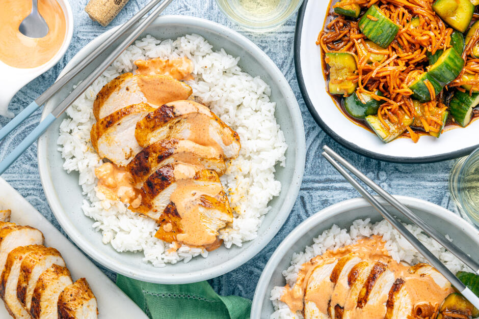 Protein Swap | Spicy Korean Chicken