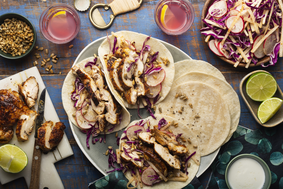 Spicy Chipotle Chicken Tacos
