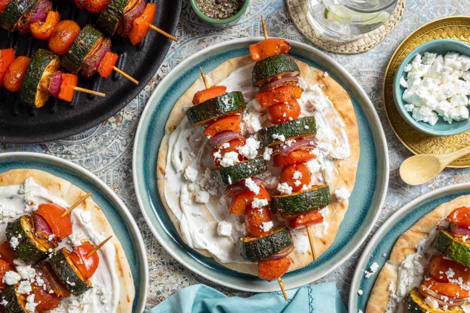 Grilled Veggie Souvlaki
