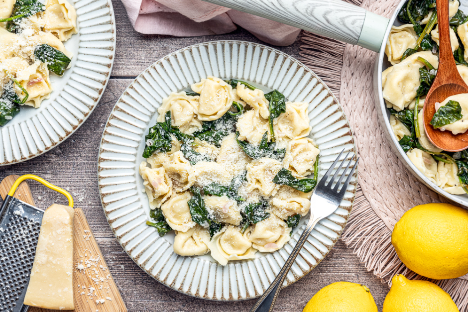 Tortellinis al limone