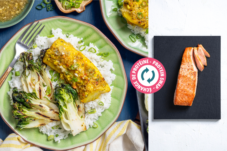 Protein Swap | Foil-Grilled Turmeric Salmon