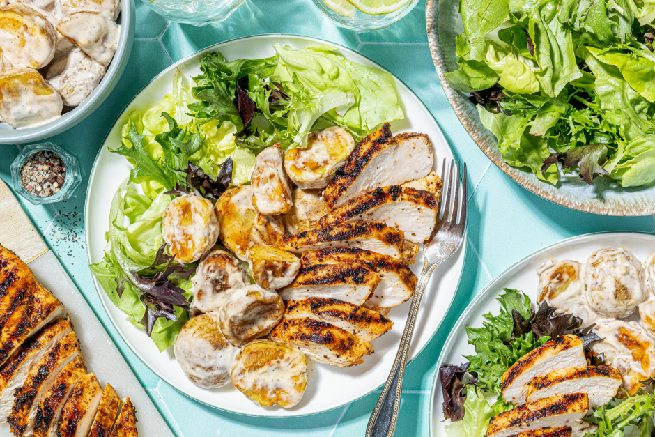 Grilled Lemon & Chicken Dinner
