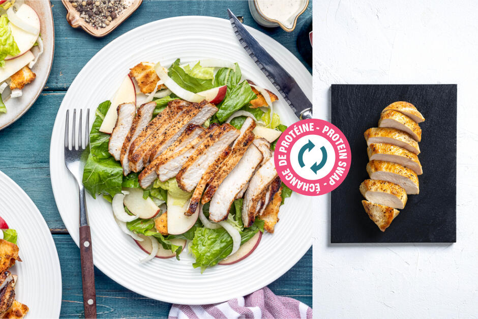 Protein Swap | Caesar-Dressed Smoky Chicken Salad