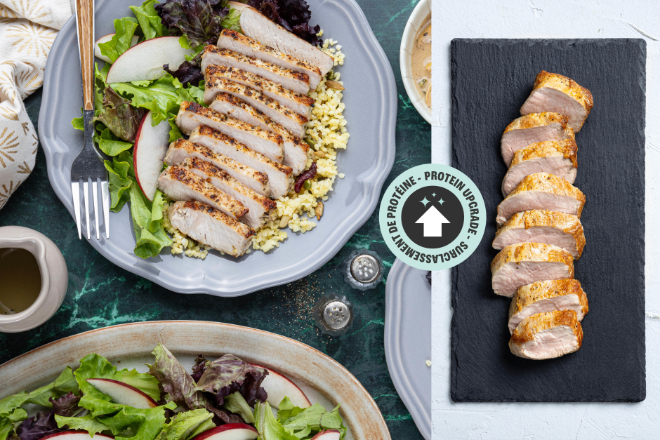 Protein Upgrade | Thanksgiving-Style Pork Tenderloin with Apple-Sage Sauce