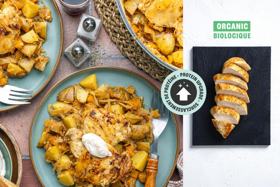 Protein Upgrade | German-Style Mustard ORGANIC Chicken Skillet