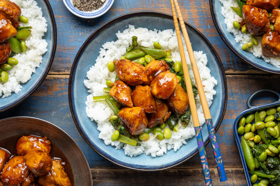 Bols de poulet japonais rapido