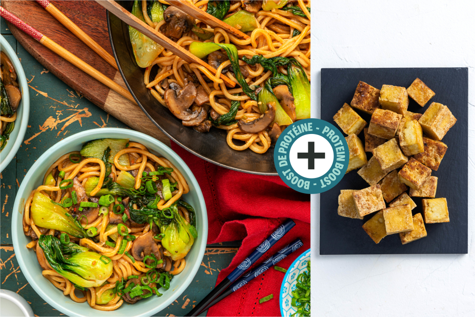 Protein Boost | Peanutty Dan Dan Noodles with Tofu