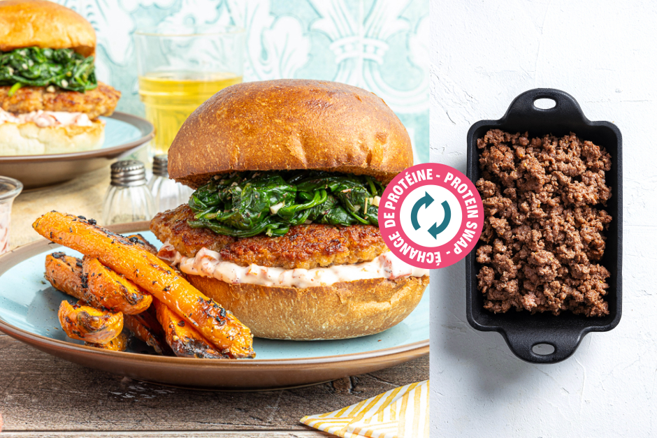 Protein Swap | Italian Beef Burgers