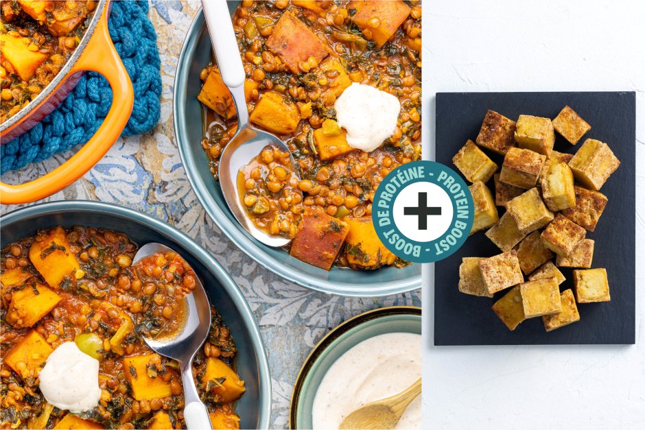 Protein Boost | Moroccan-Inspired Tofu & Lentil Stew