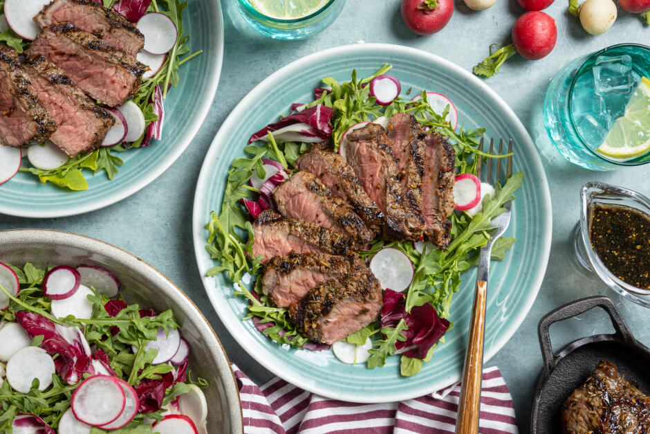 Grilled Balsamic Steak Tagliata
