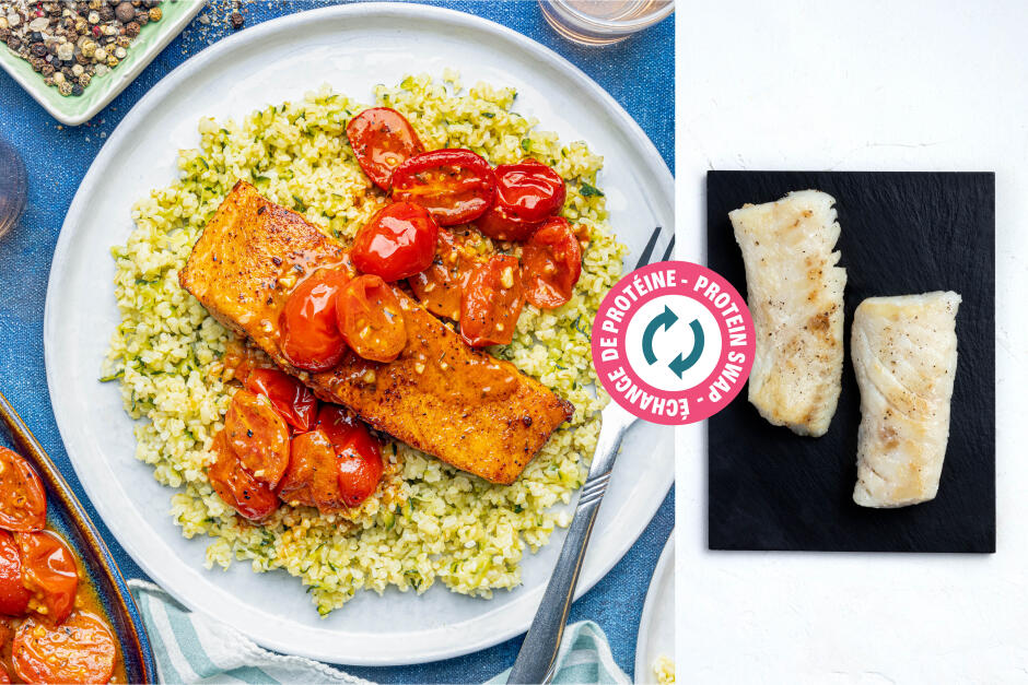 Protein Swap | Creole-Spiced Fish with Buttered Tomatoes