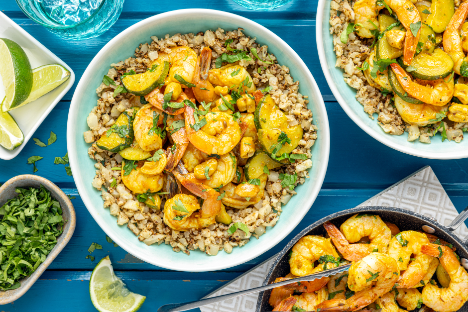 Cilantro-Lime Cashew Shrimp