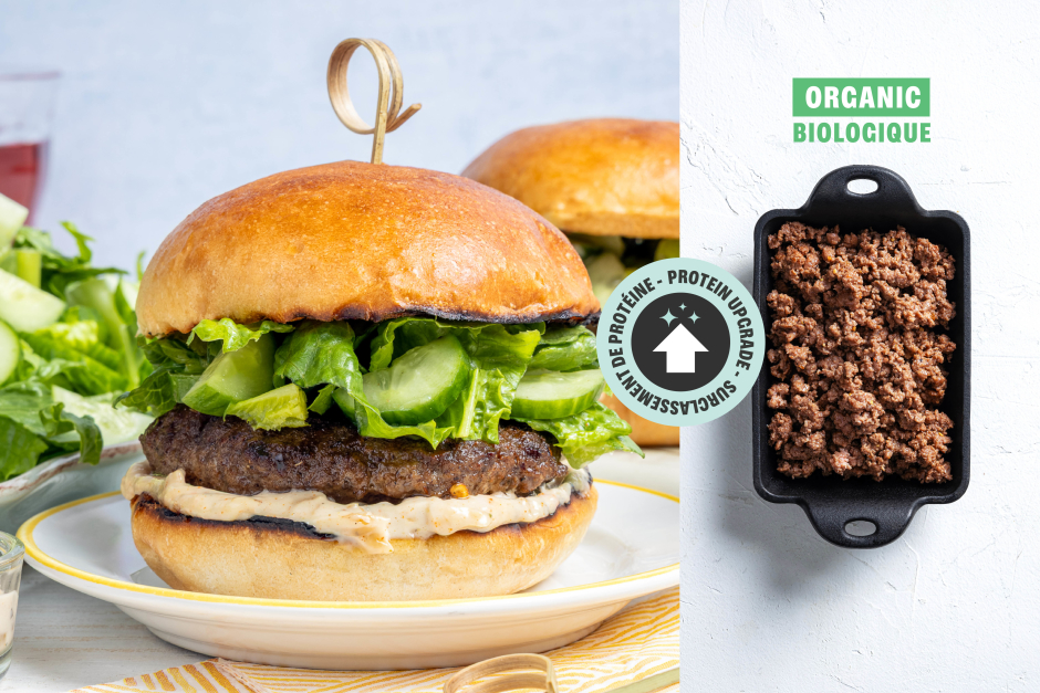 Protein Upgrade | Spicy ORGANIC Beef Burgers a la Brasa