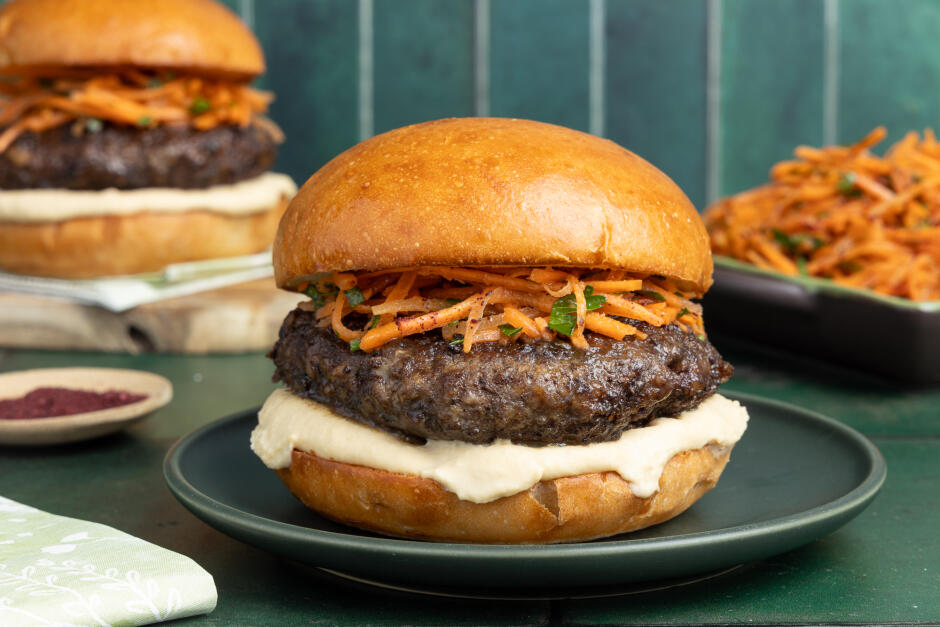 Ras el Hanout Beef Burgers