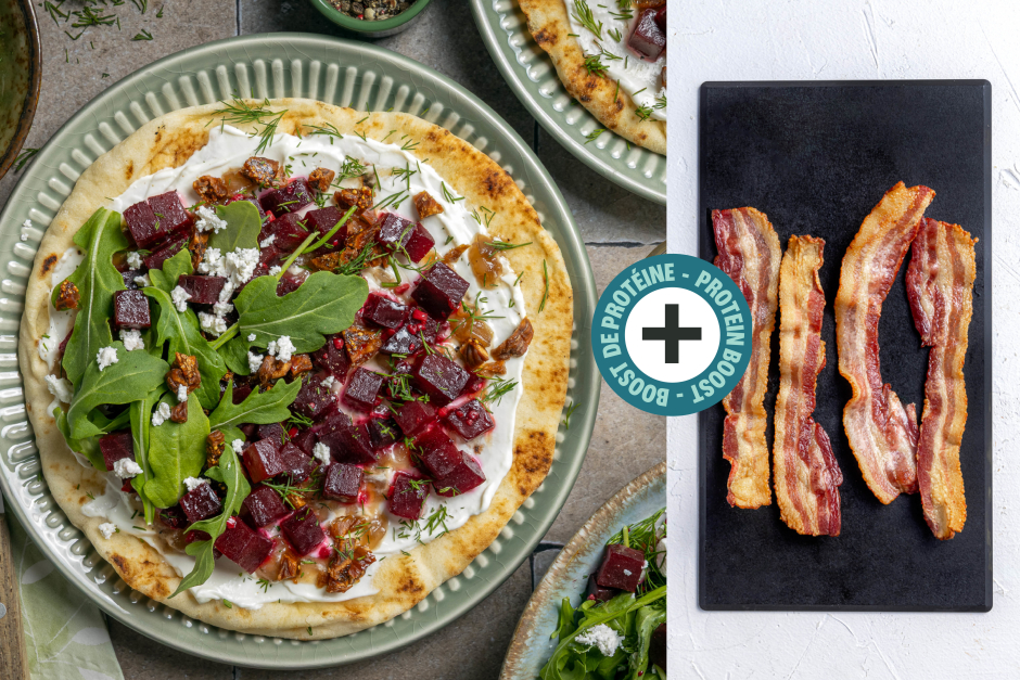 Protein Boost | Grilled Flammkuchen with Bacon