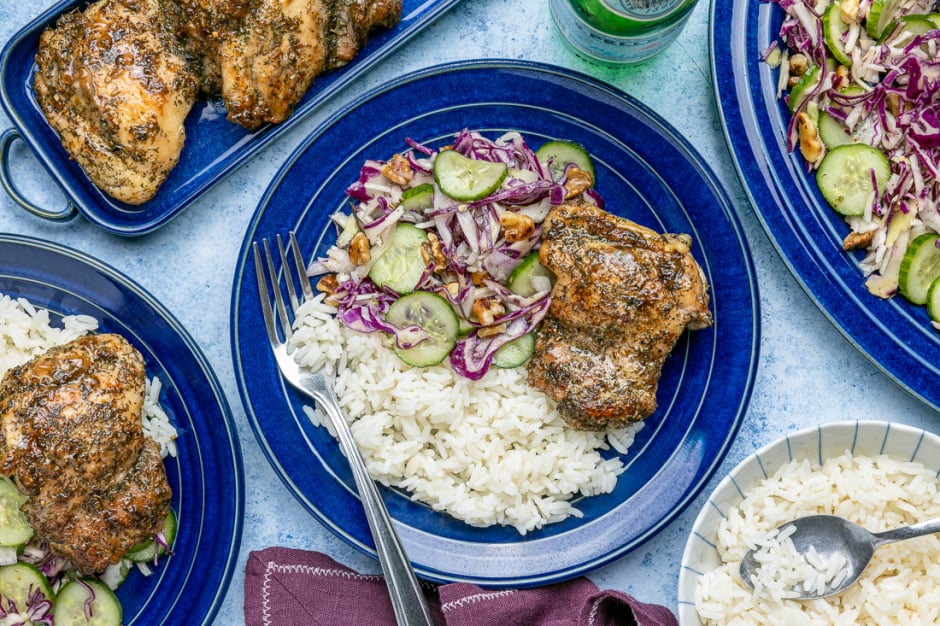 Souvlaki-Spiced Chicken Thighs