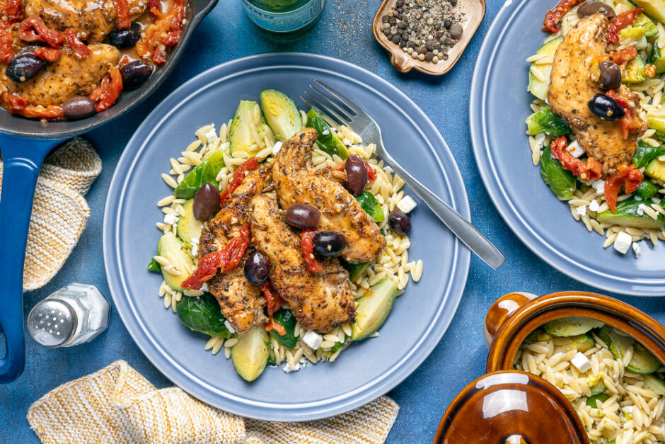 Protein Swap | Quick Greek-Style Chicken