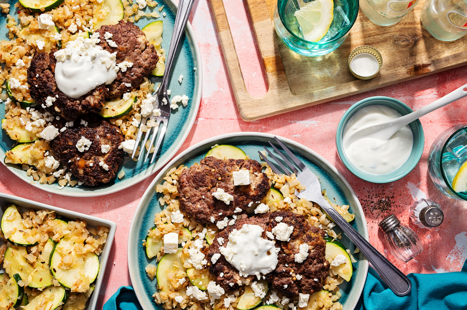 Levantine-Style Beef & Feta Kefta