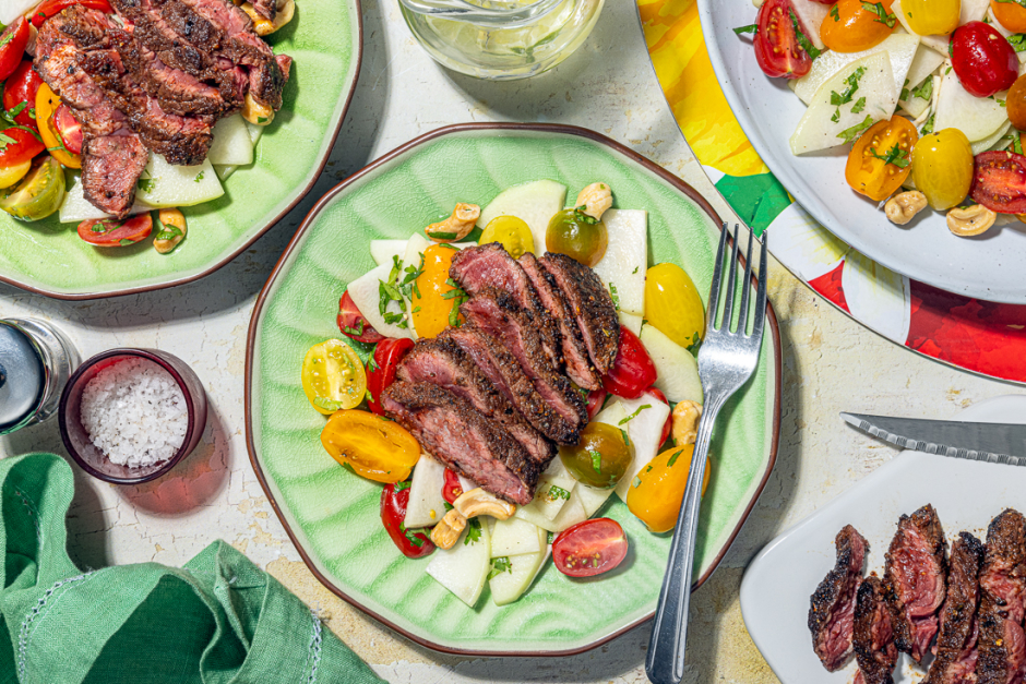Jerk-Spiced Steaks
