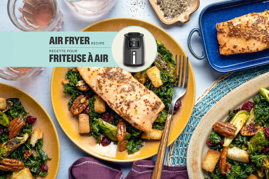 Protein Swap | Maple-Mustard Fish with Candied Pecans