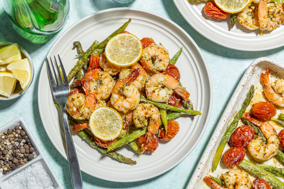 Sheet Pan Shrimp Scampi