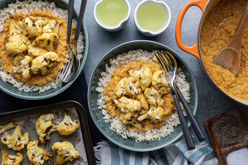 Creamy Vegan Red Lentil Dal