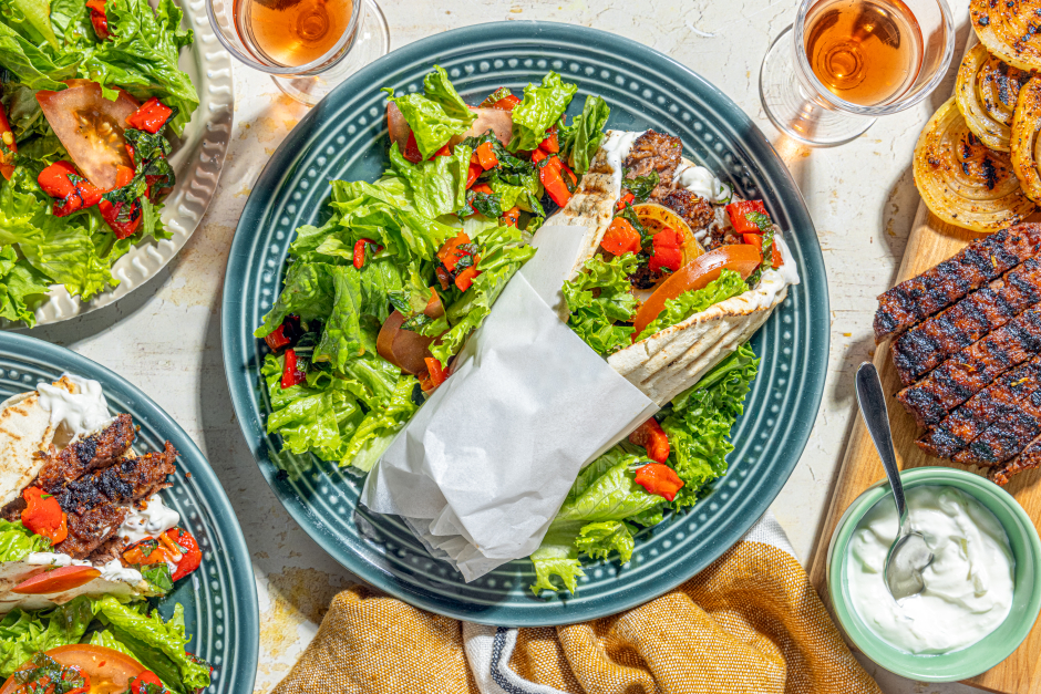 Grilled Impossible™ Beef Gyro Pita