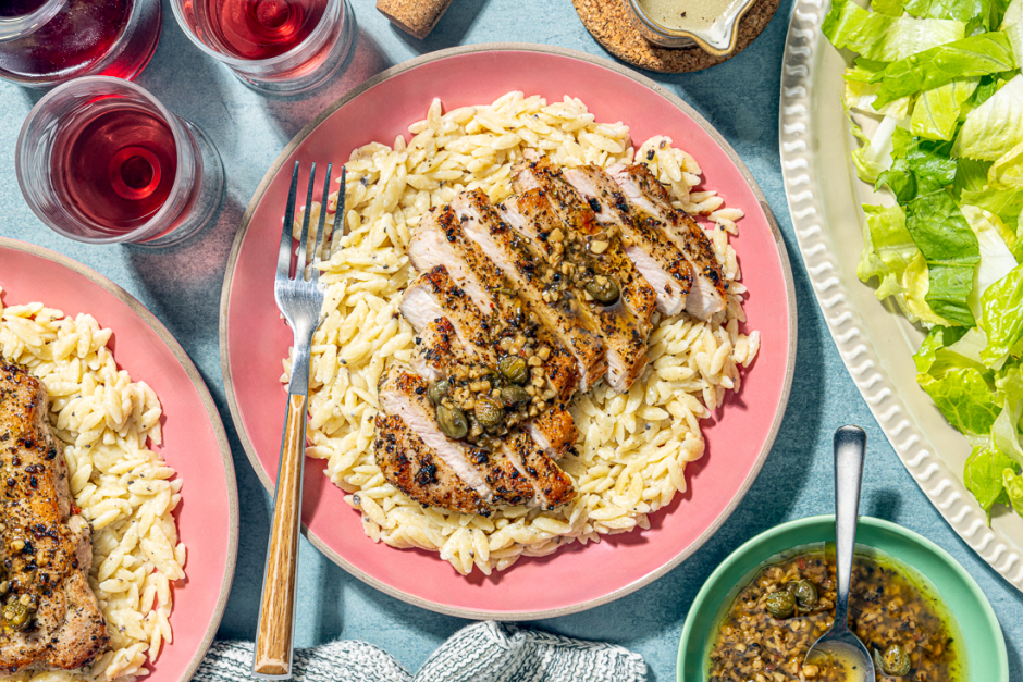 Pork Chop Piccata