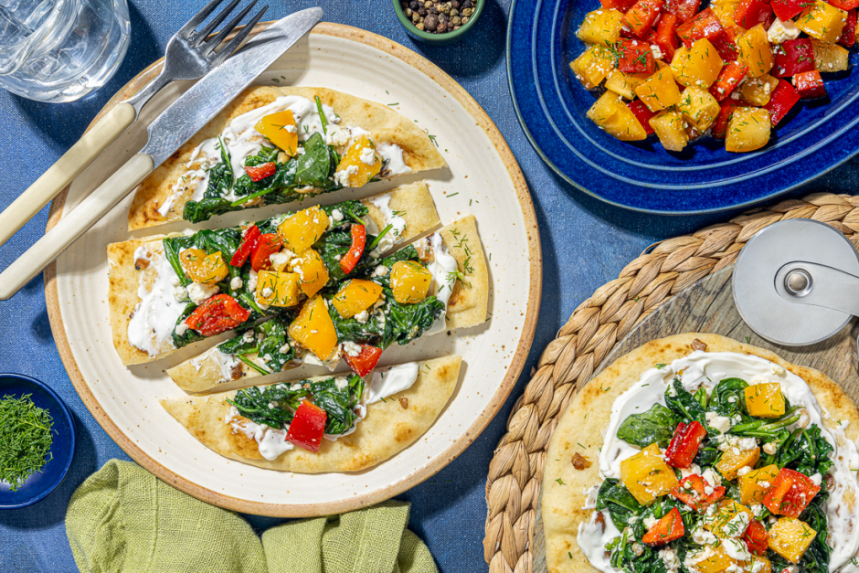 Spanakopita Flatbreads