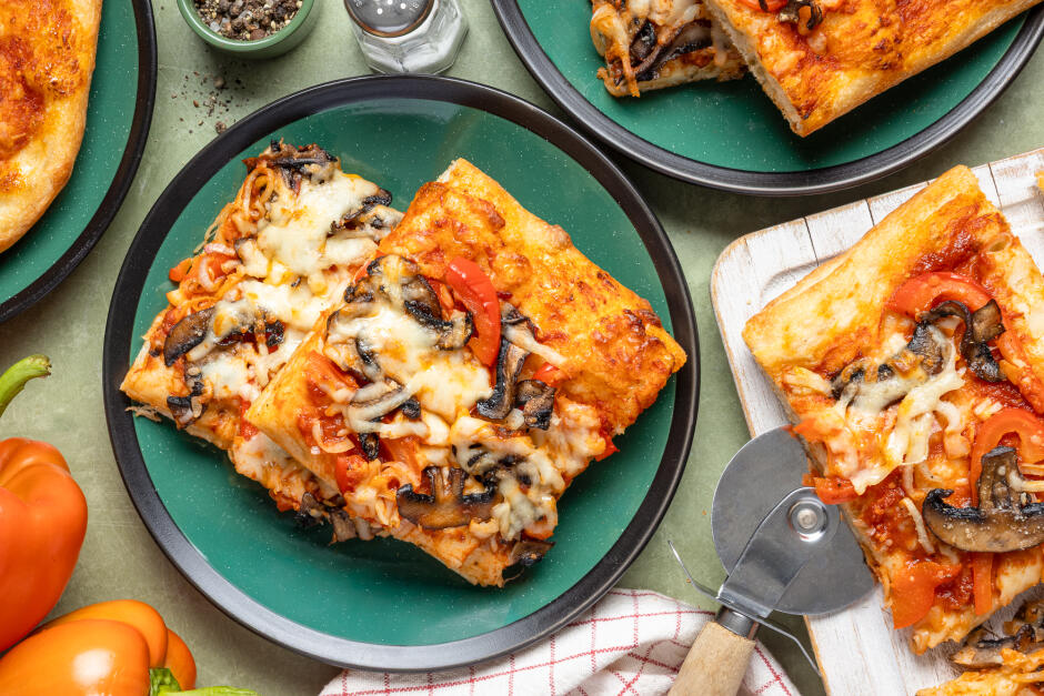 Pizza suprême aux légumes