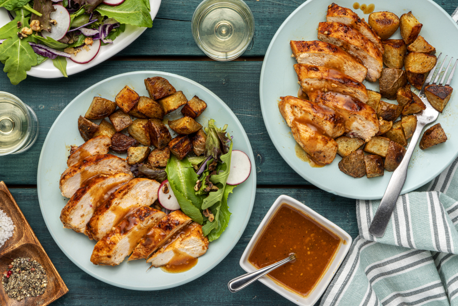 Bourbon-Spiced Chicken in Orange Sauce