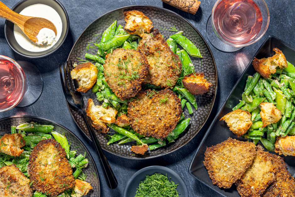 Schnitzels de veau croustillants