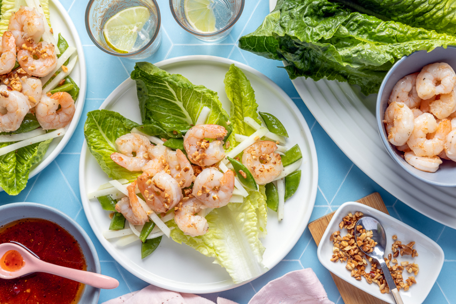 Vietnamese Shrimp Lettuce Cups