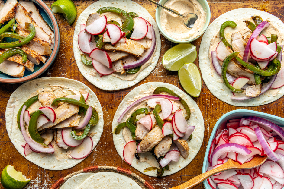 Quick One-Pan Pork Chop Tacos