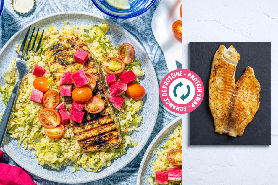 Protein Swap | Grilled Pesto Tilapia