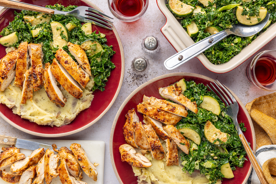 Herby Seared Chicken Thighs