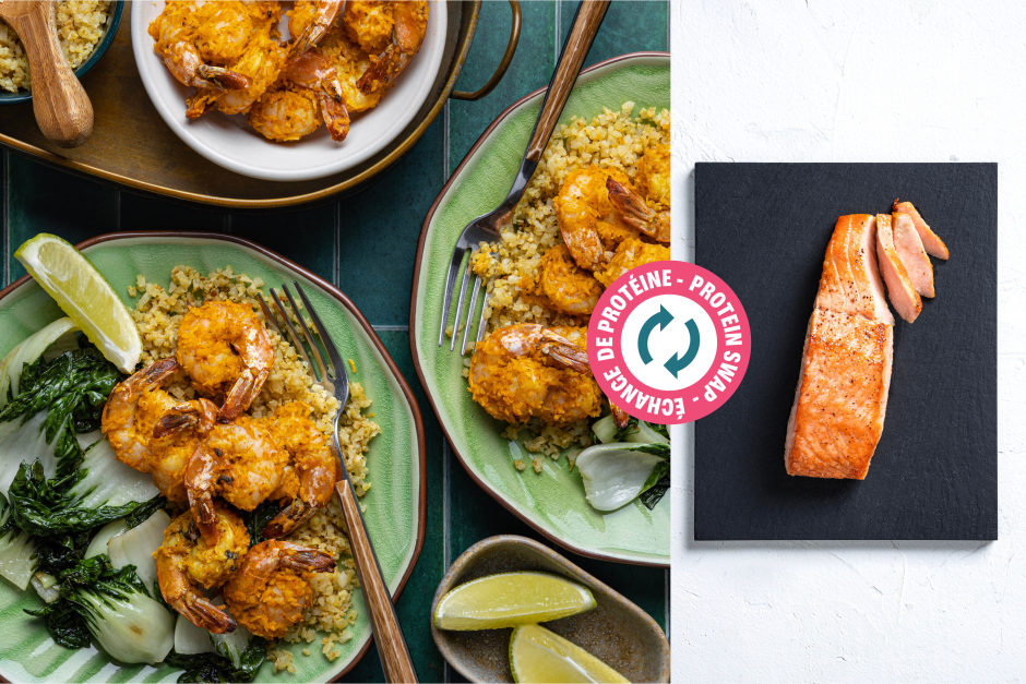 Protein Swap | Oven-Crisped Thai Coconut Curry Salmon