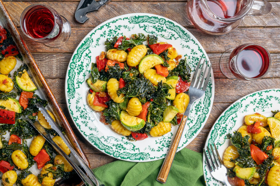 Summer Veggie Gnocchi Sheet Pan